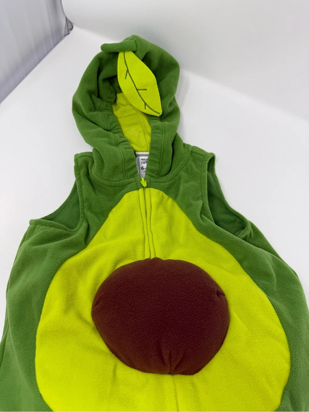 Carters Green Avocado One Piece Halloween Costume 6-9 Months